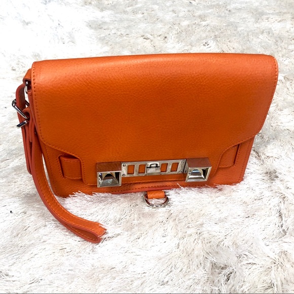Proenza Schouler Orange Clutch Handbag - Picture 3 of 8